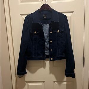 Lilly Pulitzer Dark Blue Denim Jacket